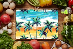 Tropical Beach Cutting Board Design - 04 Variations Product Image 1