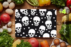 Skull pattern Cutting Board Design - 04 Variations Product Image 1