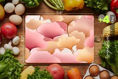 Pink Gold Ginko Cutting Board Design - 04 Variations Product Image 1