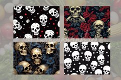 Skull pattern Cutting Board Design - 04 Variations Product Image 2