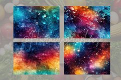 Rainbow Glitter Cutting Board Design - 04 Variations Product Image 2