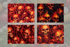 Scary Skulls Cutting Board Design - 04 Variations Product Image 2