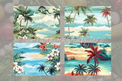 Tropical Beach Cutting Board Design - 04 Variations Product Image 2