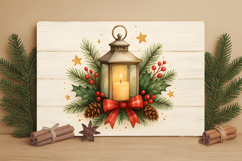 Christmas Kitchen Set, cutting board, Christmas towel, mug Product Image 2