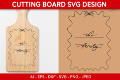 Glowforge Monogram SVG for Cutting Board Engraving Product Image 6