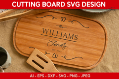 Glowforge Monogram SVG for Cutting Board Engraving Product Image 16