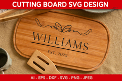 Kitchen Monogram Laser Cut File SVG Product Image 1