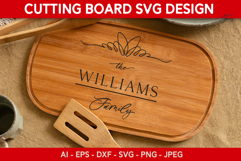 Glowforge Monogram SVG for Cutting Board Engraving Product Image 18