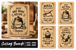Funny Baker Quote Kitchen Cutting Board SVG PNG Product Image 1
