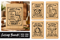 Funny Kitchen Quote Cutting Board SVG PNG Product Image 1
