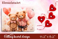 Valentine Day Cutting Board Sublimation Cutting board Product Image 1