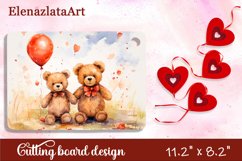 Valentine Day Cutting Board Sublimation Cutting board Product Image 1