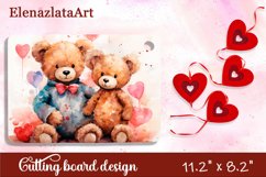 Valentine Day Cutting Board Sublimation Cutting board Product Image 1
