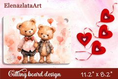 Valentine Day Cutting Board Sublimation Cutting board Product Image 1