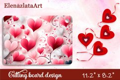 Valentine Day Cutting Board Sublimation Cutting board Product Image 1