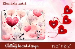Valentine Day Cutting Board Sublimation Cutting board Product Image 1