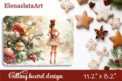 Vintage Nutcracker Engraved Cutting Board PNG Design Product Image 1