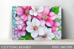 Floral Cutting Board Design. Flowers Cutting Board Product Image 1