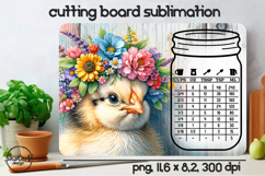 Chicken Cutting Board Sublimation Design, Kitchen conversion Product Image 1