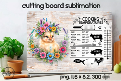 Chicken Cutting Board Sublimation Design, Kitchen conversion Product Image 1
