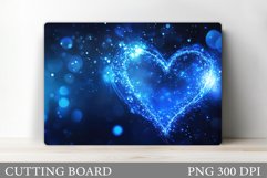 Heart Cutting Board Design. Heart Kitchen Cutting Board Product Image 1
