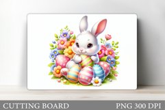 Easter Bunny Cutting Board. Easter Cutting Board Design Product Image 1