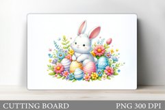 Easter Bunny Cutting Board. Easter Kitchen Cutting Board Product Image 1