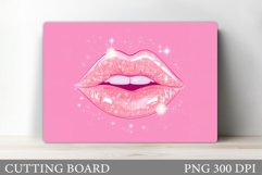 Lips Cutting Board Design. Lips Kitchen Cutting Board Product Image 1