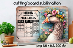 Goose Cutting Board Sublimation Design Product Image 1