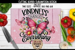 Kindness Changes Everything Rectangle Cutting Board Design Product Image 1