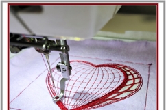 Heart Richelieu Cutwork Embroidery Design for 4x4 hoop Product Image 3