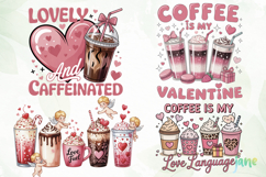 Coffee Valentine Png Clipart Product Image 1