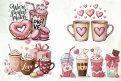 Coffee Valentine Png Clipart Product Image 1