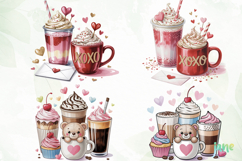 Coffee Valentine Png Clipart Product Image 1