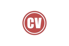 CV logo design. CV Product Image 1