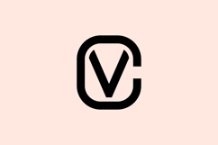 CV VC logo design Product Image 1