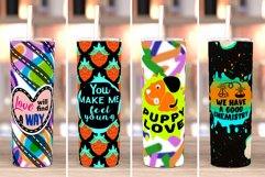 Tumbler Sublimation Design Bundle. Valentine's Skinny 20 oz Product Image 13