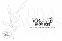 Welcome To Our Home With Baseball SVG | Farmhouse Round Product Image 2