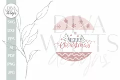 Merry Christmas SVG Christmas Door Hanger svg Christmas SVG Product Image 2
