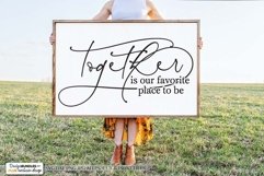 Together Is Our Favorite Place To Be SVG | Farmhouse Design Product Image 1