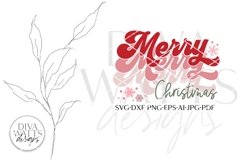 Merry Christmas Retro SVG Product Image 7