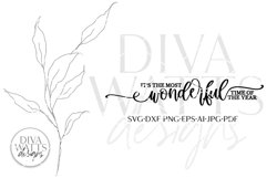 It&#039;s The Most Wonderful Time Of The Year SVG | Winter Product Image 2