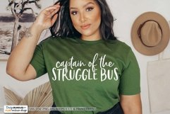 Captain Of The Struggle Bus SVG | Funny Sarcasm Design Product Image 1