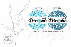 Welcome Volleyball SVG | Sports Door Hanger Design Product Image 3