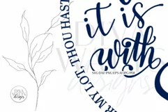 It is Well With My Soul - Christian Hymn SVG DXF Cut File Product Image 6