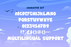 Clouds Well - 3d Decorative layered display font Product Image 2