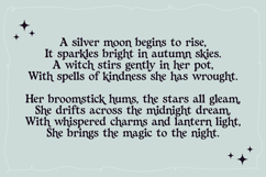 CHARMED WITCHES Scary Halloween Font Product Image 3