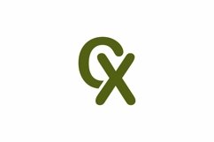 CX logo design vector template Product Image 1