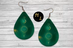 Pisces Zodiac earrings png,Horoscope earrings png design Product Image 1