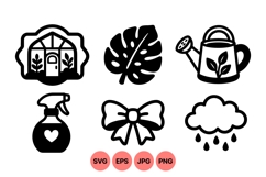 Black Garden Icon For Crafting Product Image 1